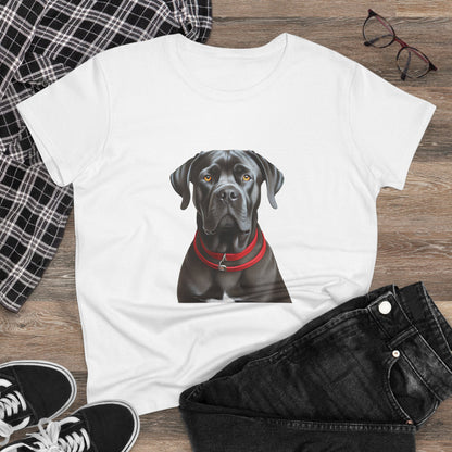 Cane Corso Women's Midweight Cotton Tee: The Comfiest Style Upgrade!