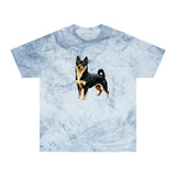 Black & Tan Shiba Inu  -  Unisex Color Blast T-Shirt