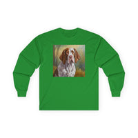 Bracco Italiano Unisex Cotton Long Sleeve Tee