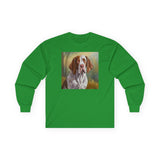 Bracco Italiano Unisex Cotton Long Sleeve Tee