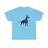 Doberman Pinscher Unisex Heavy Cotton Tee