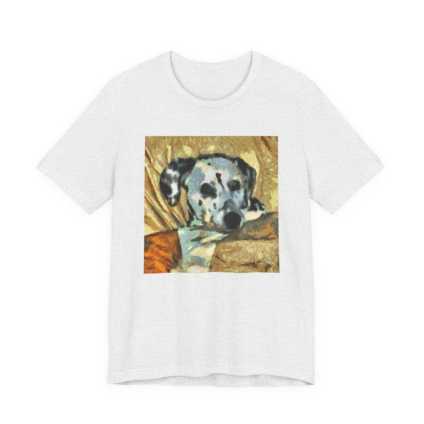 Dalmatian 'Breakfast Time' Unisex Jersey Short Sleeve Tee