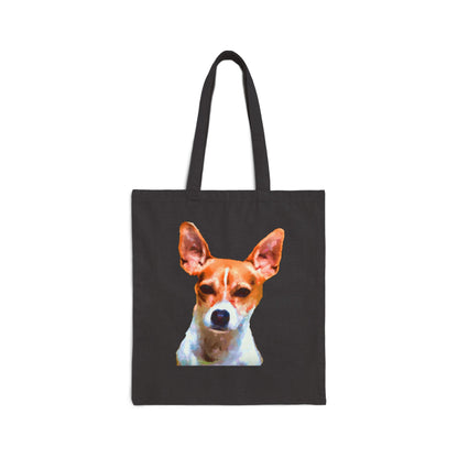 Rat Terrier Cotton Tote Bag