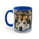 Alaskan Malamute Accent Coffee Mug, 11oz