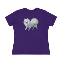 Japanese Spitz Women's Relaxed Fit Cotton Tee