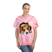 Beagle 'Daisy Mae' Unisex Cotton Tie-Dye Tee, Cyclone