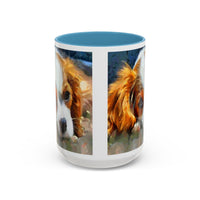 Cavalier King Charles Puppy - Accent Coffee Mug - 2 Sizes