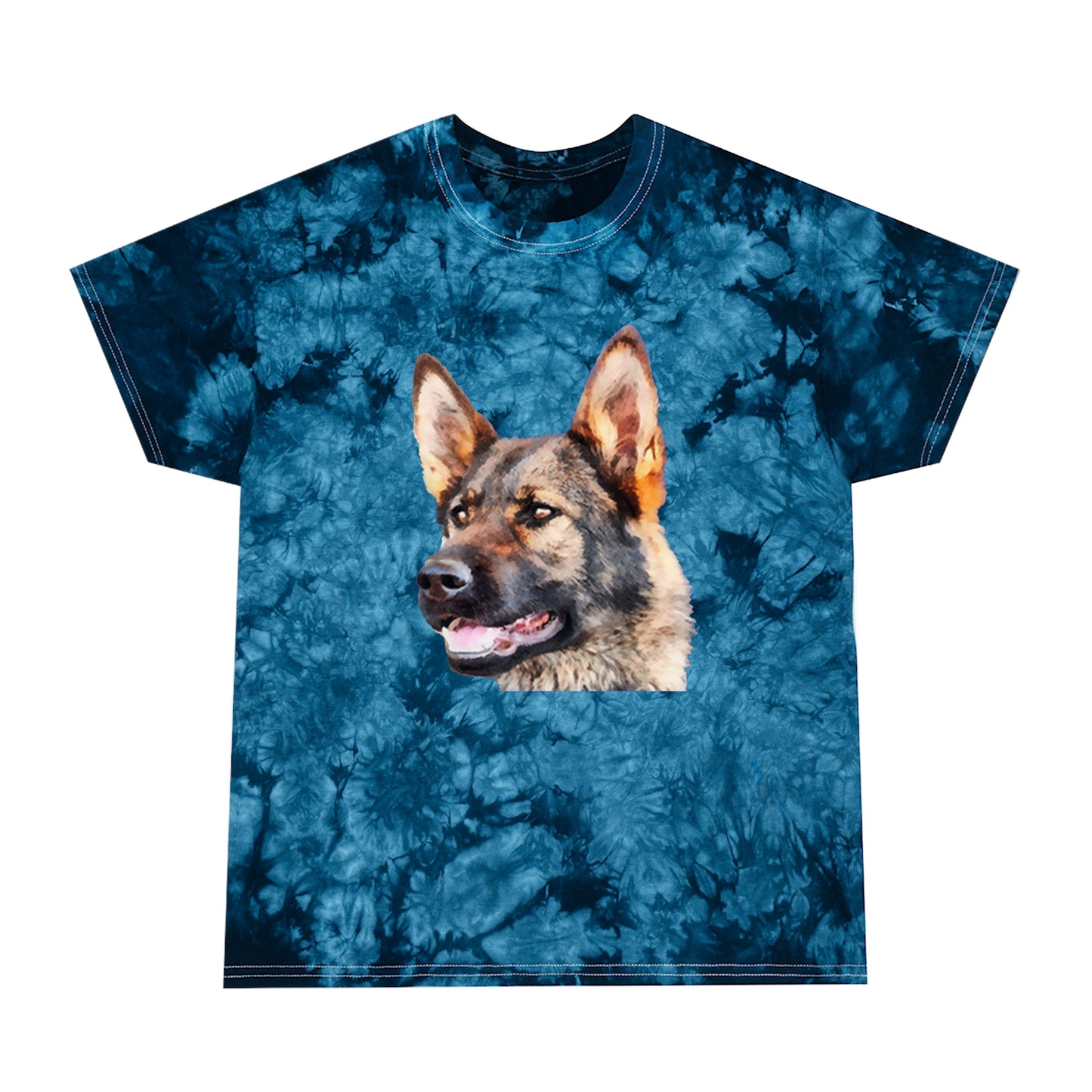 German Shepherd 'Hans' Unisex Tie-Dye Tee