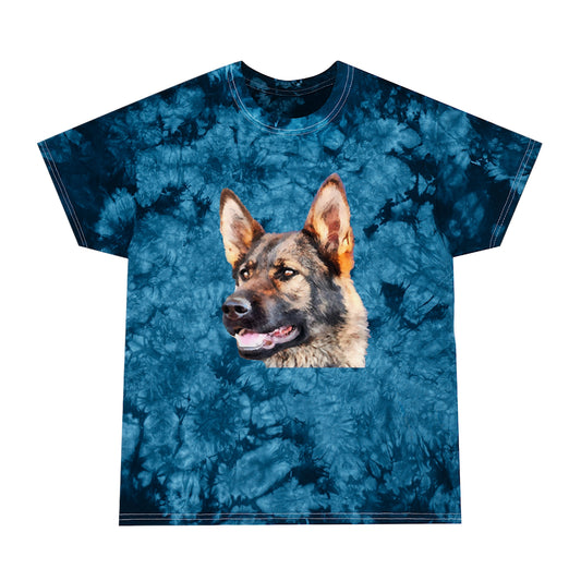 German Shepherd 'Hans' Unisex Tie-Dye Tee