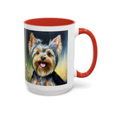 Yorkshire Terrier - Ceramic Accent Coffee Mug  - 2 sizes