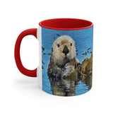 Sea Otter 'Ollie' Accent Coffee Mug, 11oz