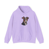 Teddy Roosevelt Terrier Unisex 50/50 Hooded Sweatshirt