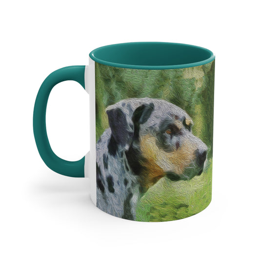 Catahoula 'Clancy' Accent Ceramic Coffee Mug, 11oz