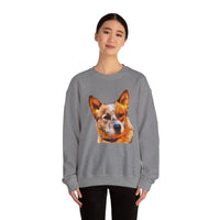 Red Heeler - Australian Cattle Dog - Unisex 50/50 Crewneck Sweatshirt