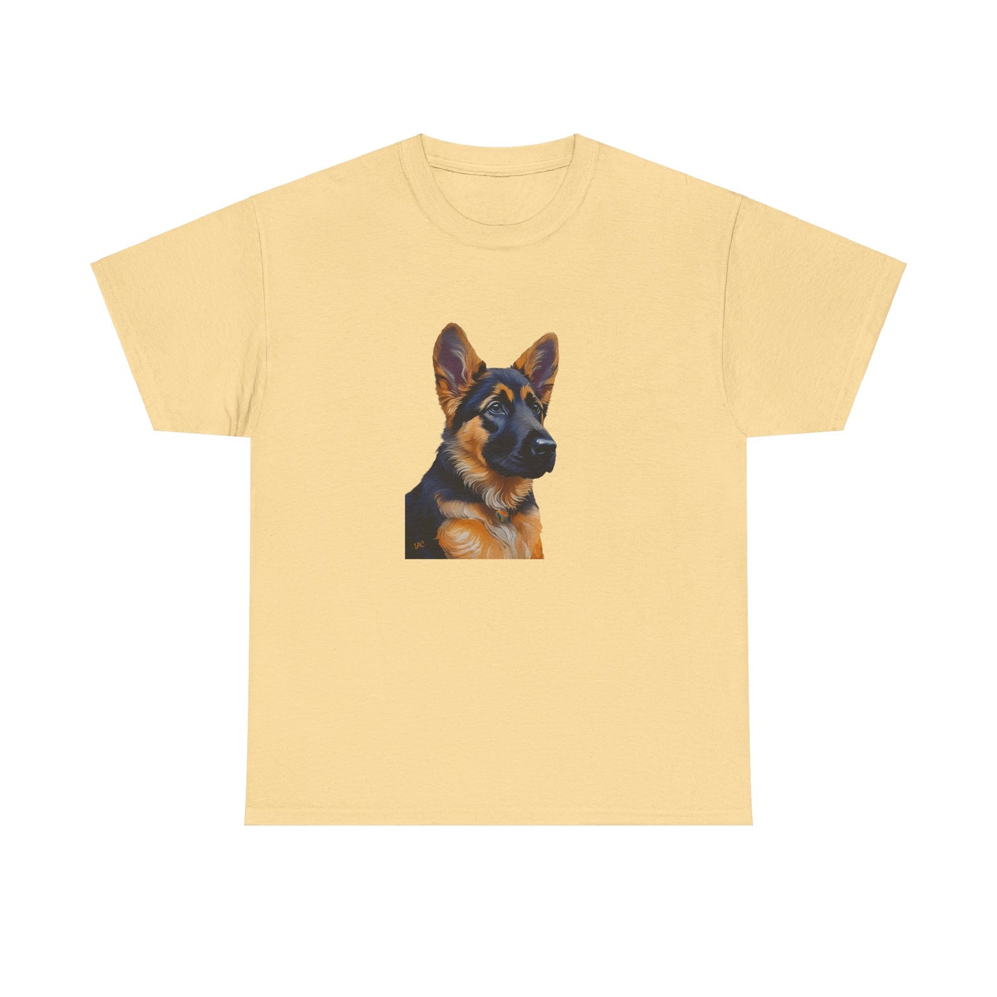 German Shepherd Puppy  Classic Heavy Cotton Tee