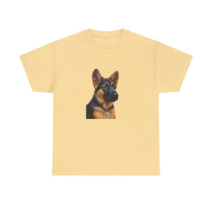 German Shepherd Puppy  Classic Heavy Cotton Tee
