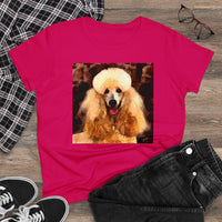 Poodle Women's Midweight Cotton Tee