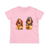 Bloodhounds 'Bear & Bubba' Women's Midweight Cotton Tee
