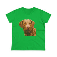 Chesapeake Bay Retriever Women's Midweight Cotton Tee