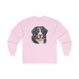 Bernese Mountain Dog #2 Unisex Cotton Long Sleeve Tee