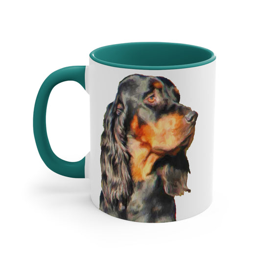 Gordon Setter Accent Coffee Mug, 11oz - Sip in Style!