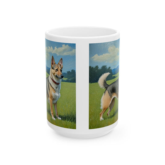 Swedish Vallhund Ceramic Mug - 2 Sizes
