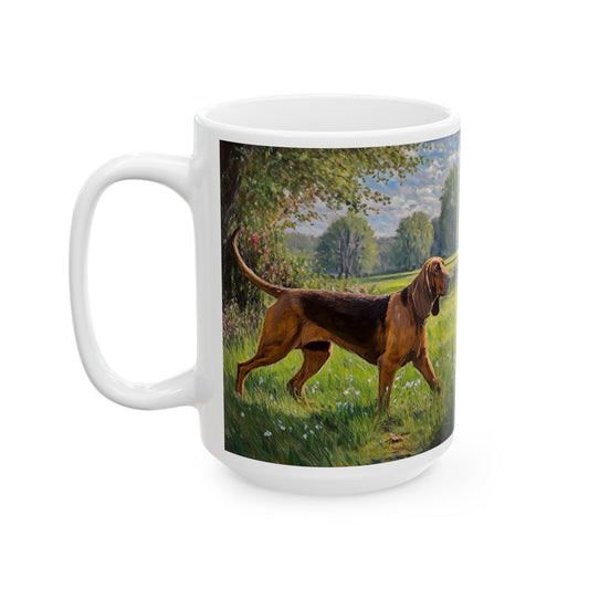 Bloodhound Ceramic Mug: Unleash Your Imagination
