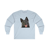 Schipperke - Unisex Cotton Long Sleeve Tee