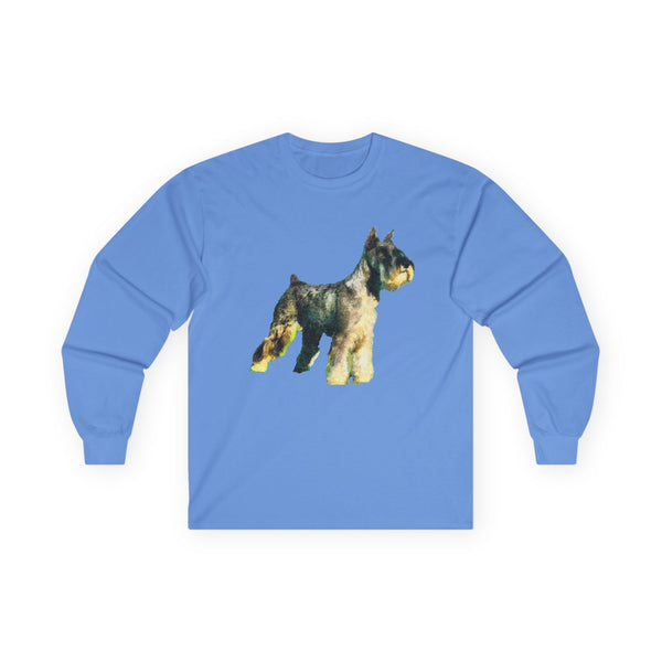 Schnauzer - Unisex Cotton Long Sleeve Tee
