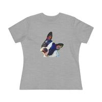 Boston Terrier 'Skipper' Women's Relaxed Fit Cotton Tee