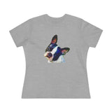 Boston Terrier 'Skipper' Women's Relaxed Fit Cotton Tee