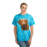 Chesapeake Bay Retriever Unisex Tie-Dye Tee, Cyclone