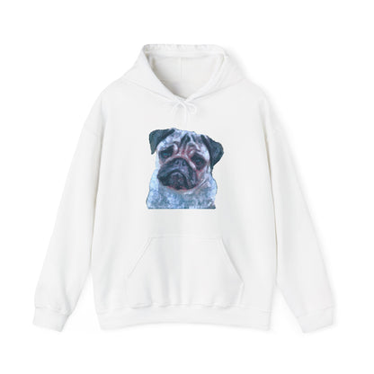 Pug 'Pompey' Unisex 50/50 Hoodie - The Ultimate Snuggle Companion