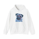 Pug 'Pompey' Unisex 50/50 Hoodie - The Ultimate Snuggle Companion