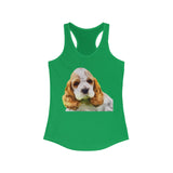 Cocker Spaniel 'Hogan' Women's Racerback Tank