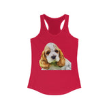 Cocker Spaniel 'Hogan' Women's Racerback Tank