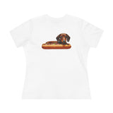 Dachshund Delight Women's Relaxed Fit Cotton Tee