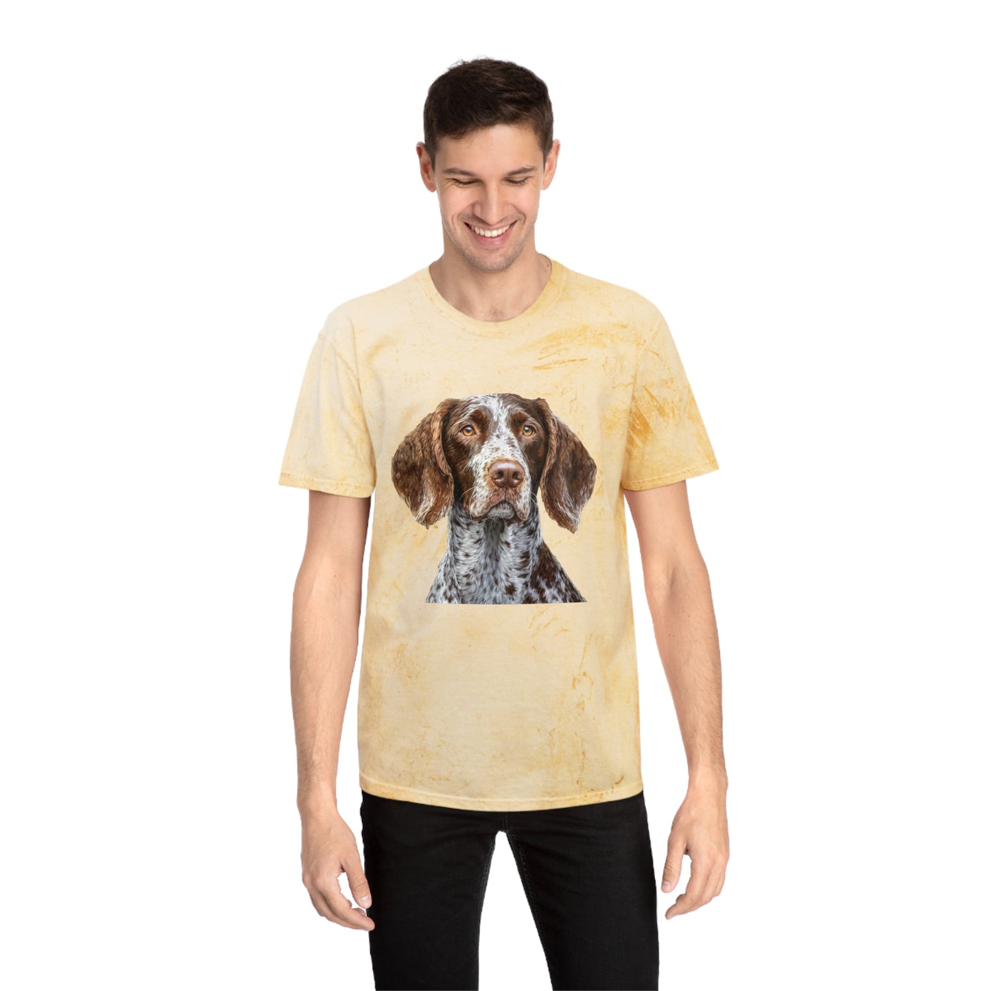 German Wirehaired Pointer Classic Color Blast T-Shirt