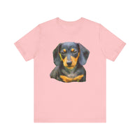 Dachshund 'Doxie #2' Unisex Jersey Short Sleeve Tee