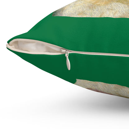Appenzeller Sennenhund Spun Polyester Throw Pillow