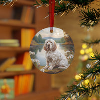 Clumber Spaniel - Christmas Tree Metal Ornaments