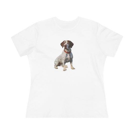 Braque du Bourbonnais Women's Relaxed Fit Cotton Tee