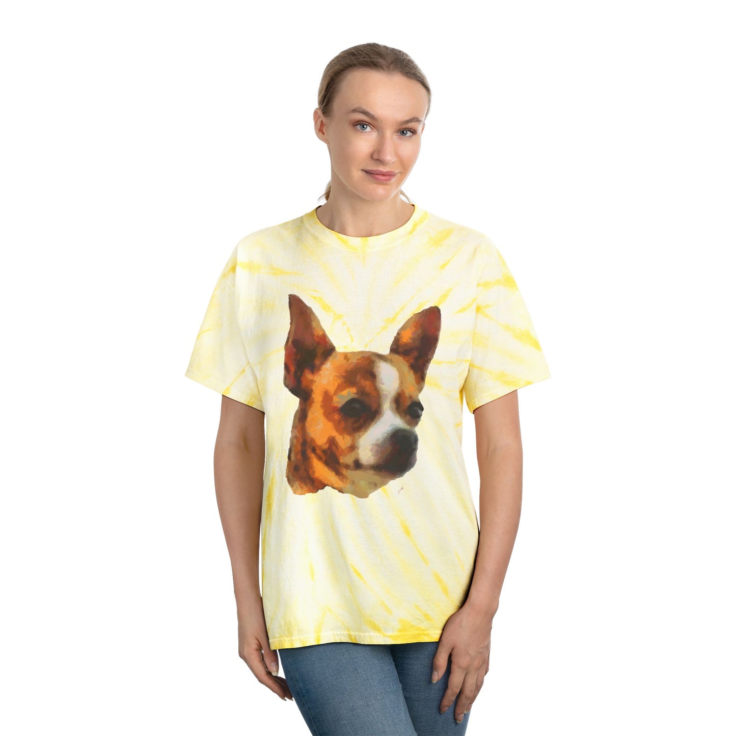 Chihuahua 'Paco' Tie-Dye Tee, Cyclone