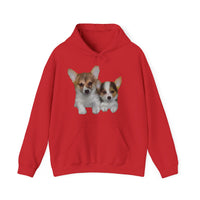 Welsh Corgi 'Cousins' Unisex 50/50 Hoodie