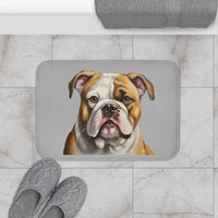 American Bulldog Artisan Bathroom Rug
