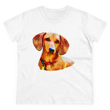 Dachshund 'Daisy' Women's Midweight Cotton Tee