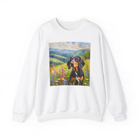 Black & Tan Coonhound Unisex 50/50 Crewneck Sweatshirt
