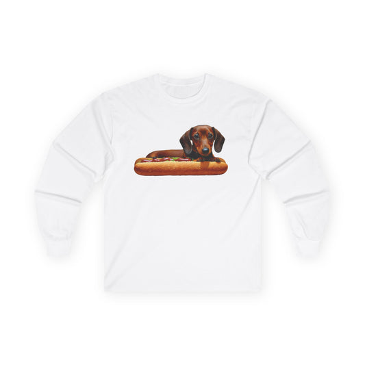 Dachshund 'Weiner Dog' Unisex Classic Cotton Long Sleeve Tee