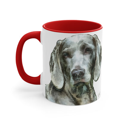 Weimaraner 'Greyson' Accent Coffee Mug, 11oz
