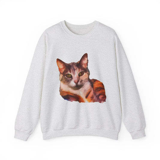 Smidget the Cat - Unisex 50/50 Crewneck Sweatshirt